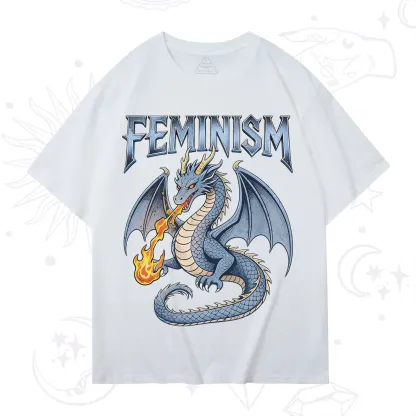 Purplehecate Feminism Dragon Fantasy T-Shirt