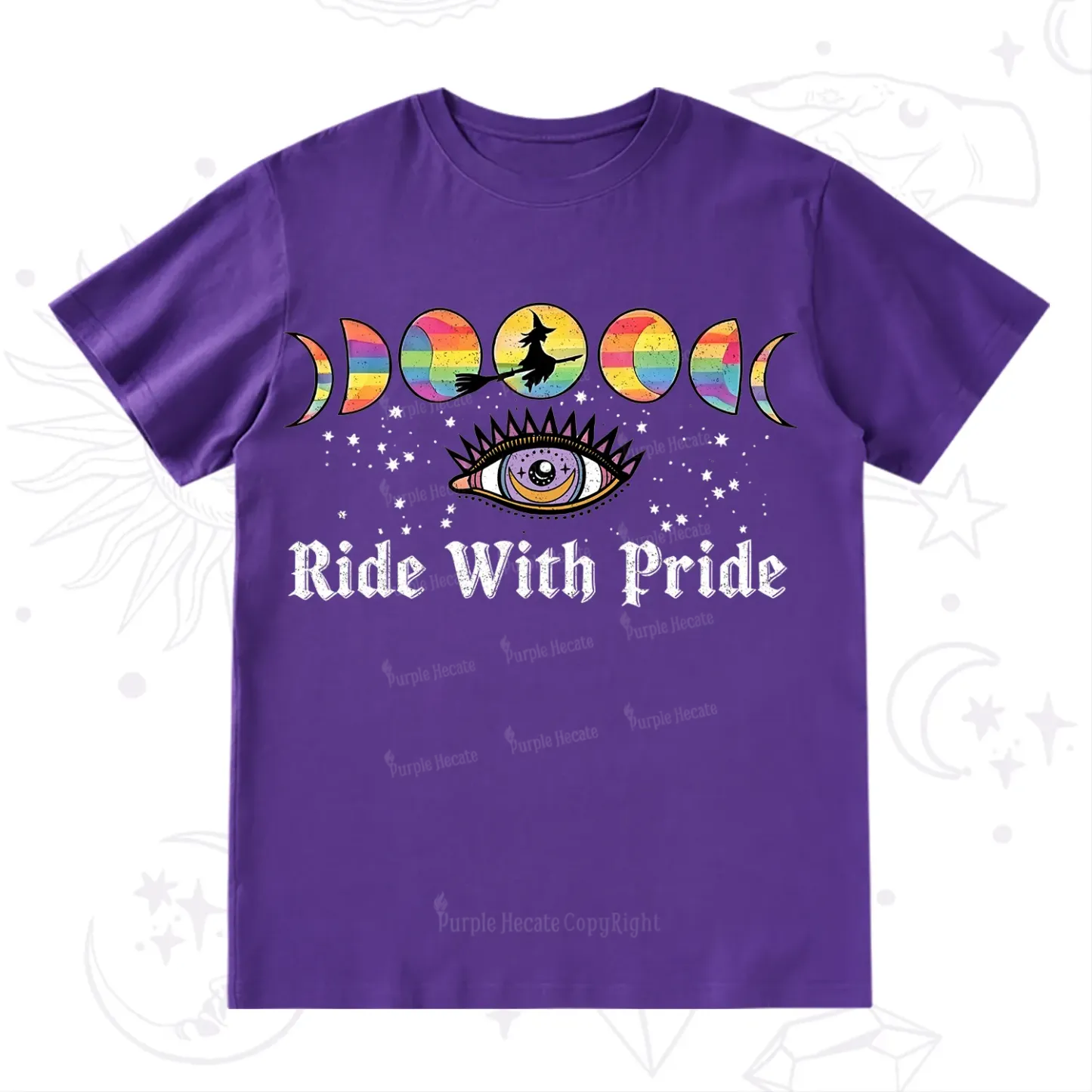 Purplehecate Ride With Rride T-Shirt