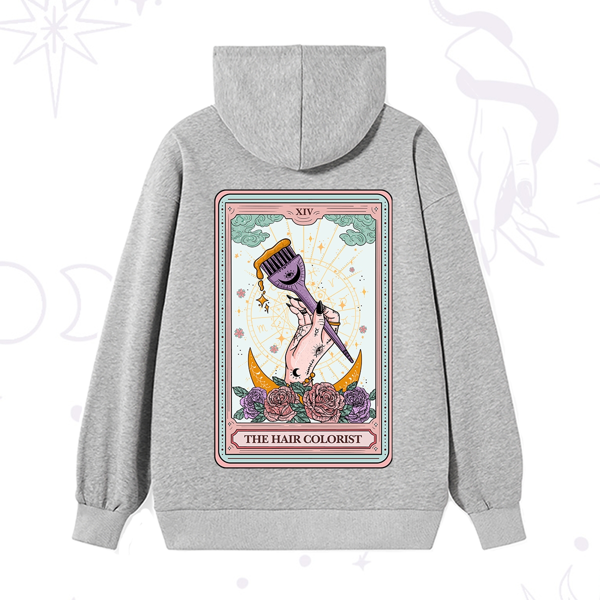 Purplehecate The Hair Colorist Tarot Hoodie