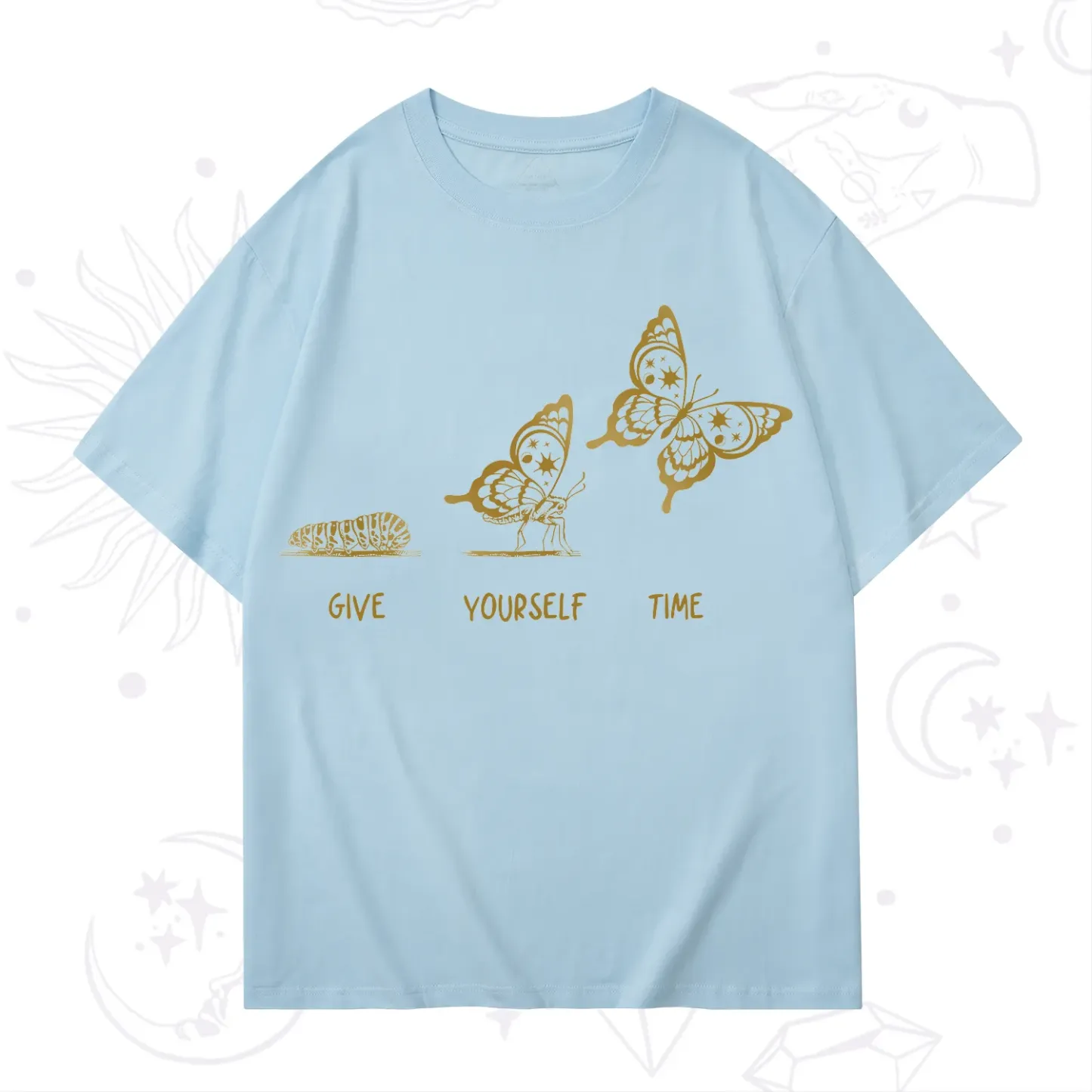 Purplehecate Give Yourself Time Butterfly T-Shirt