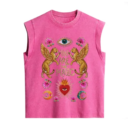 Purplehecate Vintage Tiger You Are The Magic Vintage Washed Tank