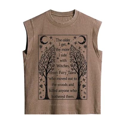 Purplehecate Side With Witches Vintage Washed Tank