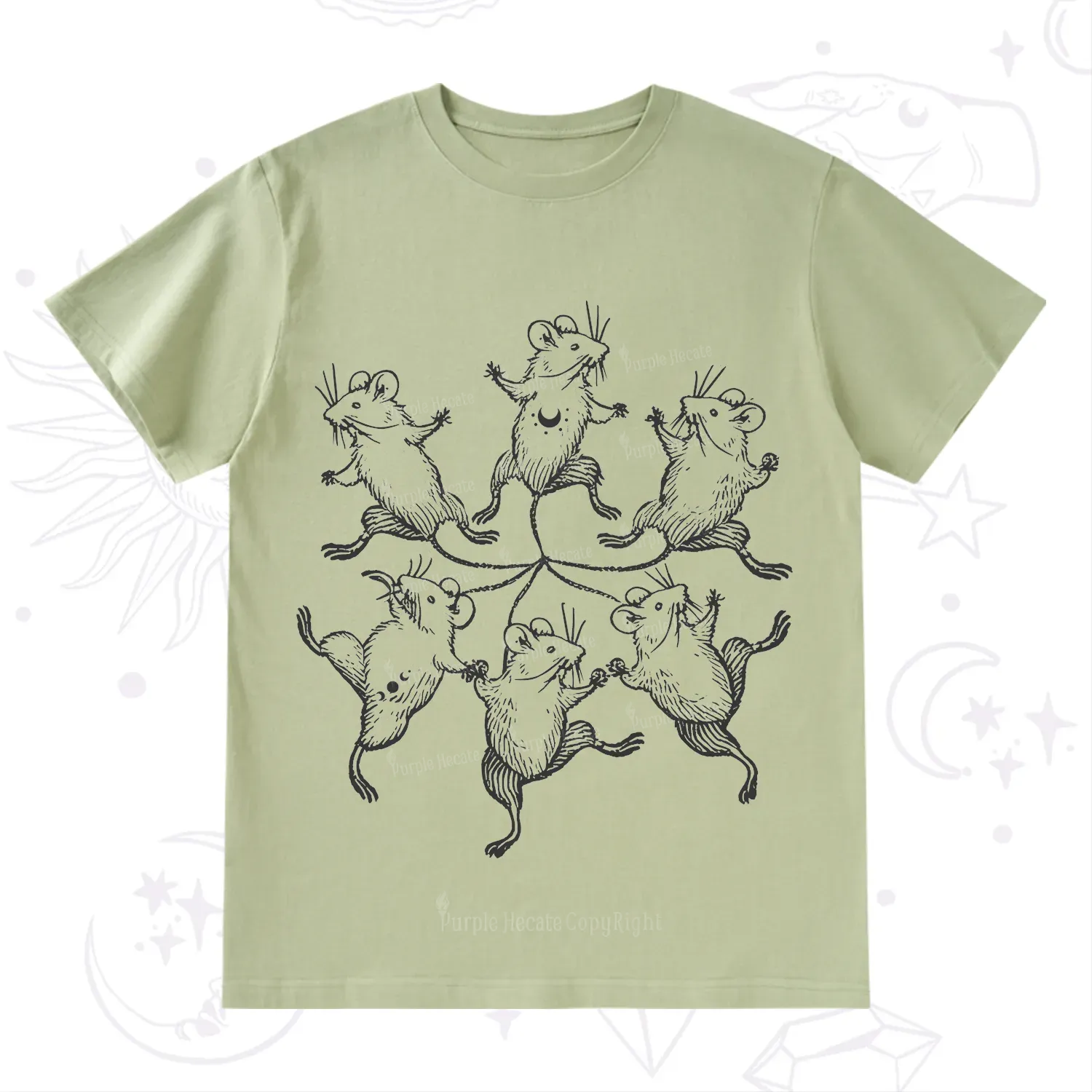 Purplehecate The Midnight Mouse Dance T-Shirt