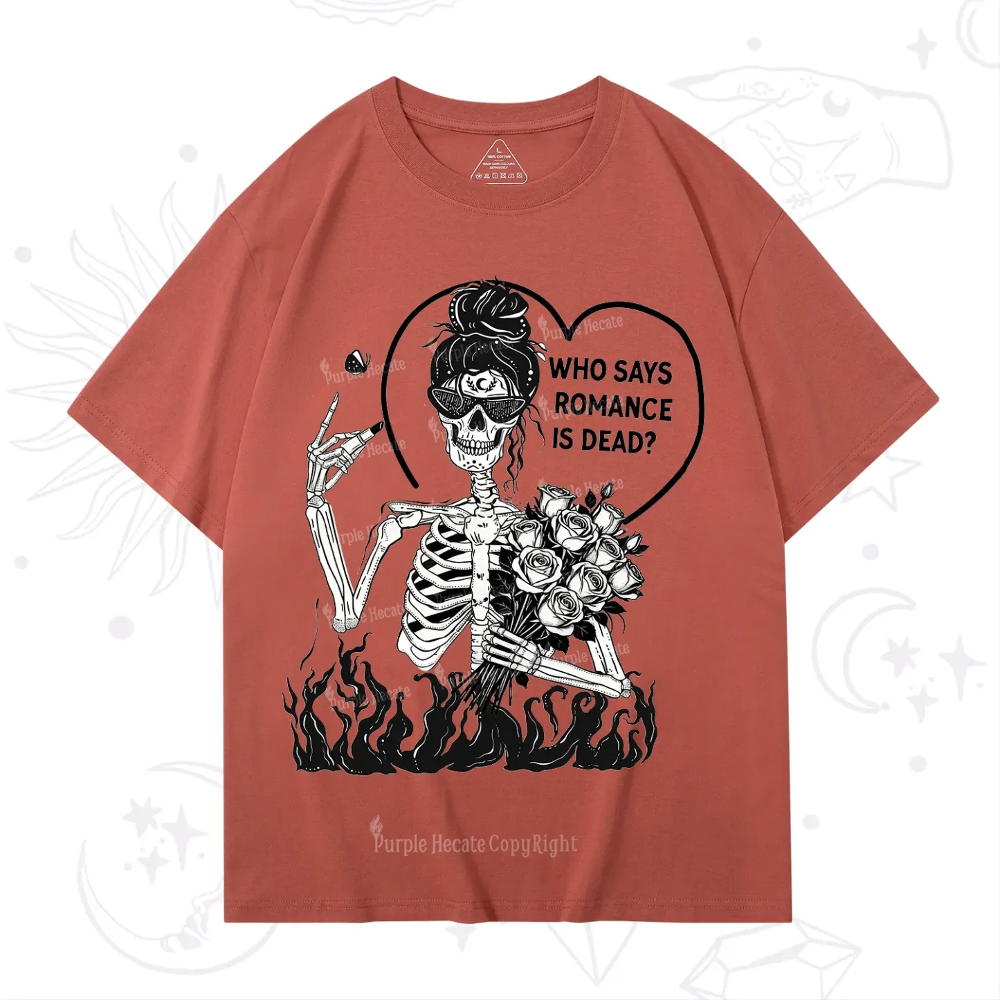 Purplehecate Who Says Romnace Is Dead T-Shirt