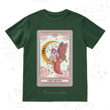 Purplehecate The Moon Tarot T-Shirt