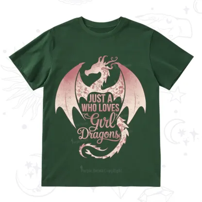 Purplehecate Just A Girl Who Loves Dragons T-Shirt
