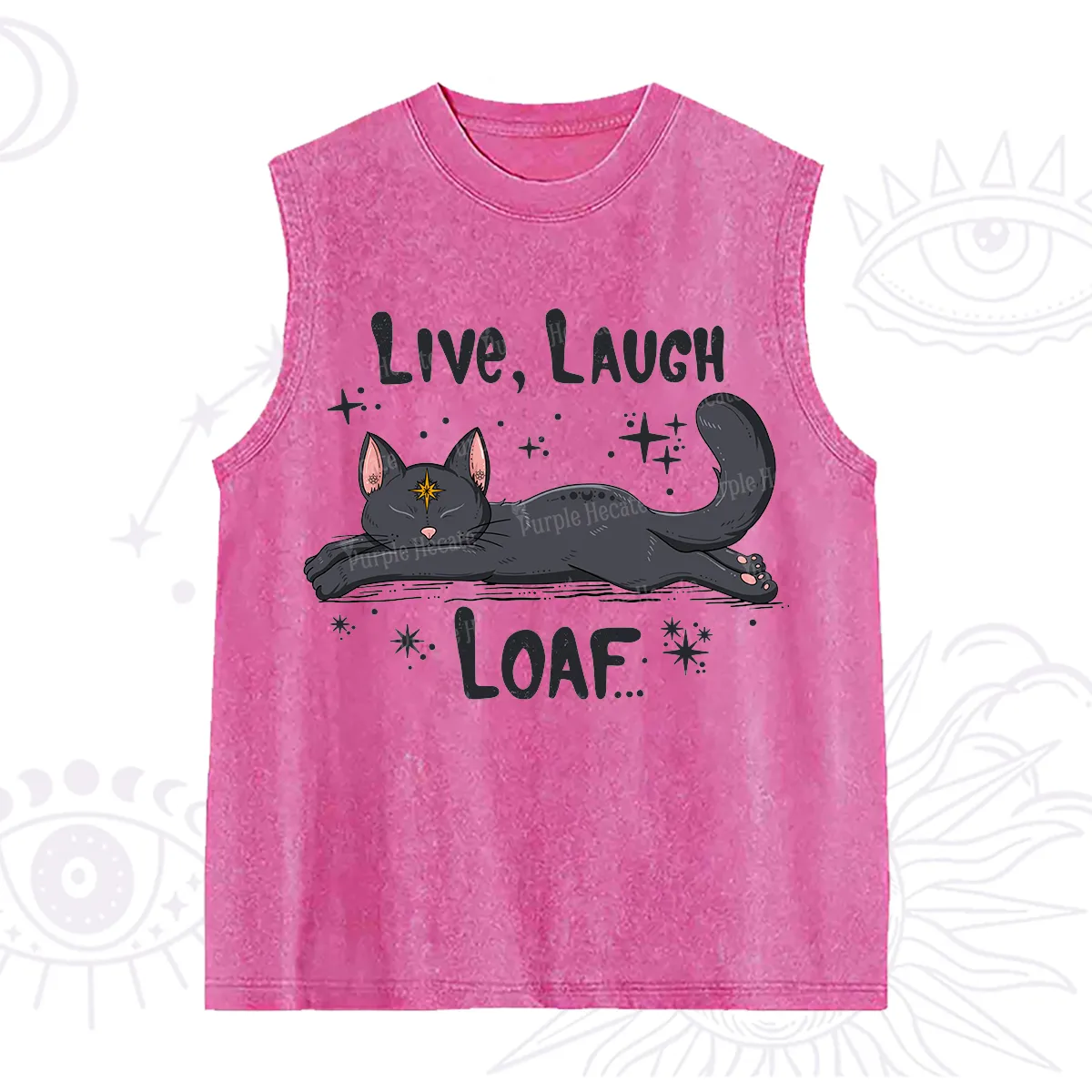 Purplehecate Live Laugh Loaf Washed Tank