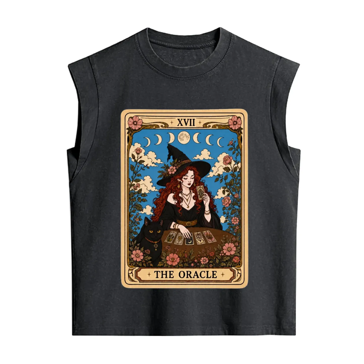 Purplehecate The Oracle Witch Tarot Vintage Washed Tank