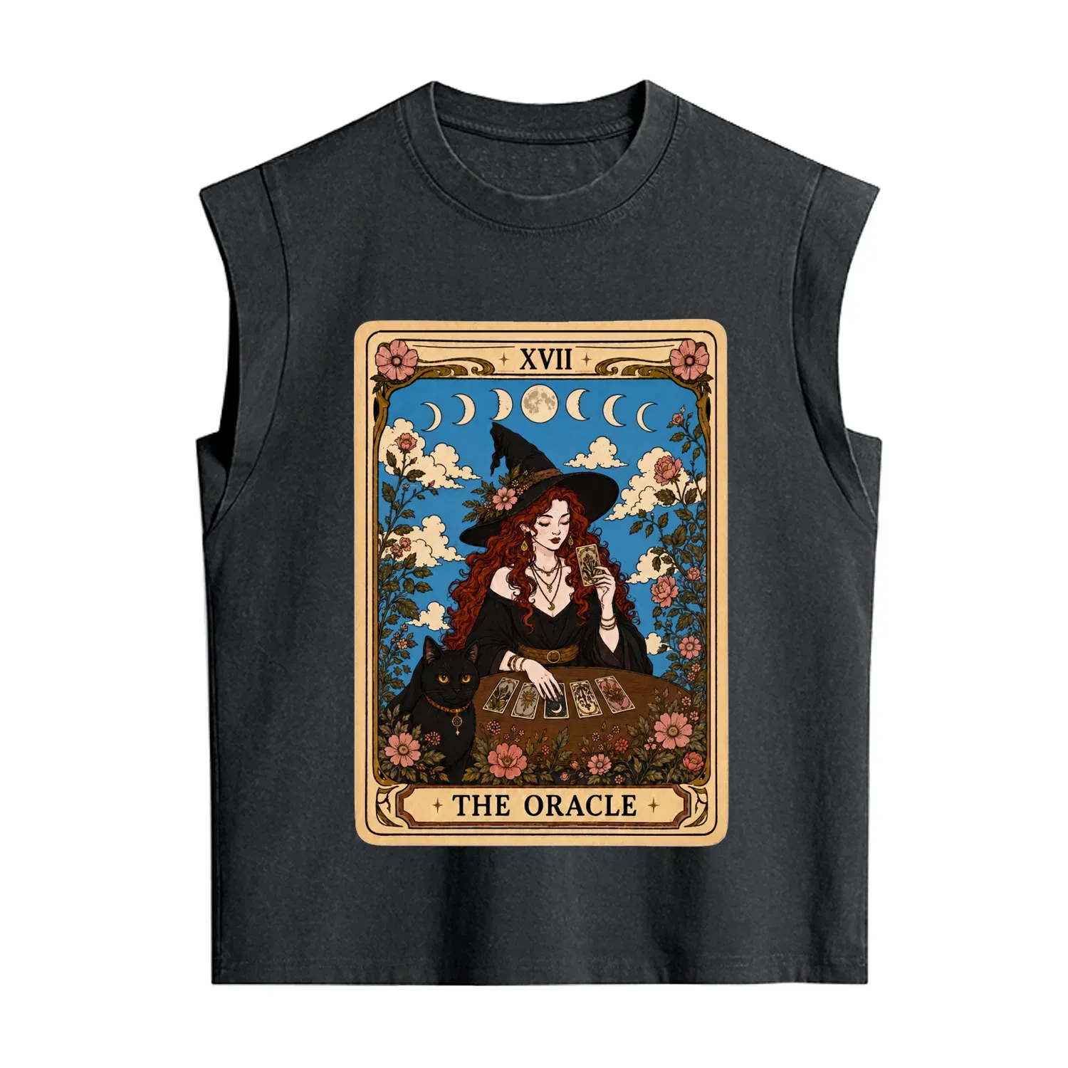 Purplehecate The Oracle Witch Tarot Vintage Washed Tank