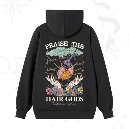 Purplehecate Praise The Hair Gods Hoodie