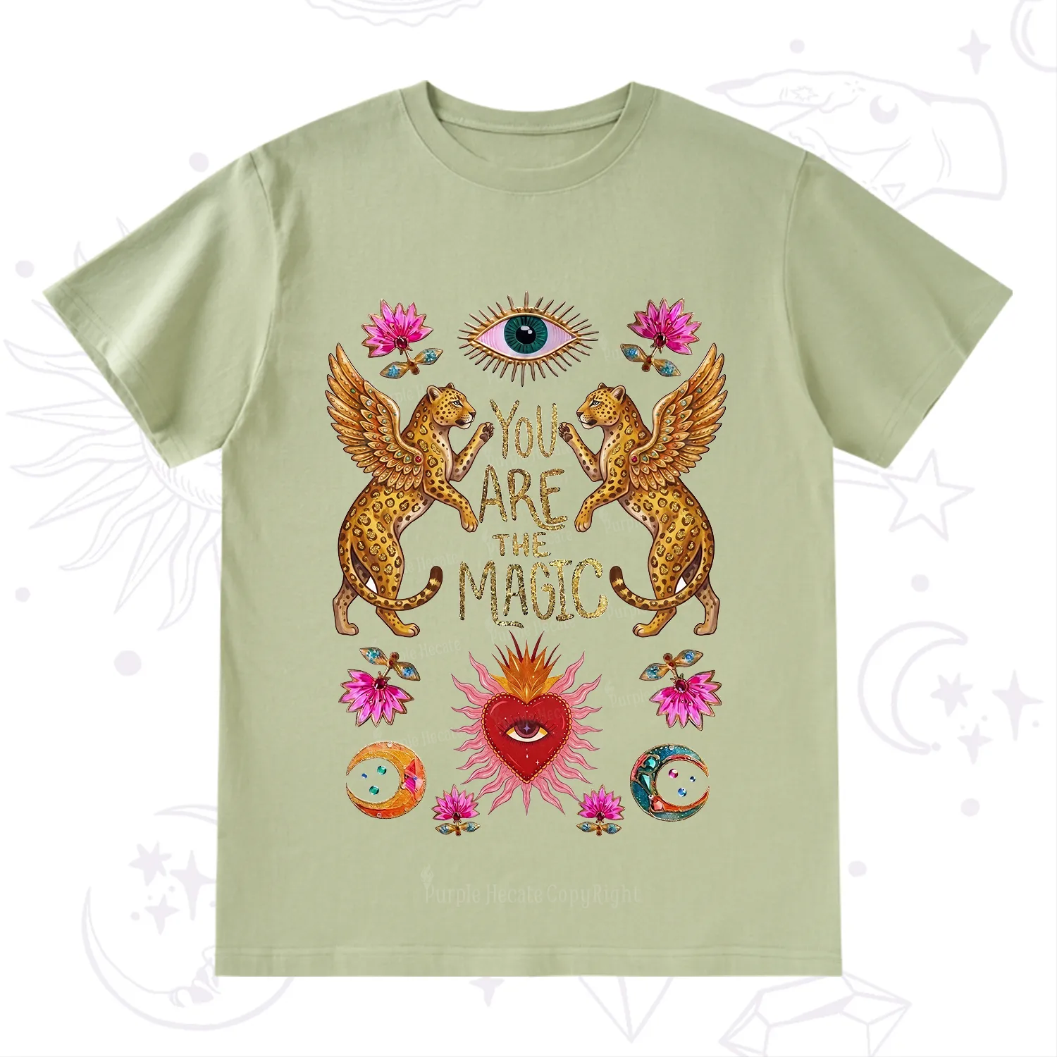 Purplehecate Vintage Tiger You Are The Magic T-Shirt