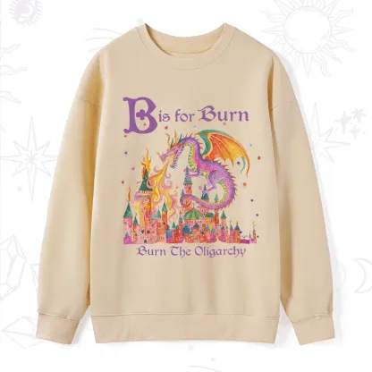 Purplehecate Burn The Oligarchy Sweatshirt