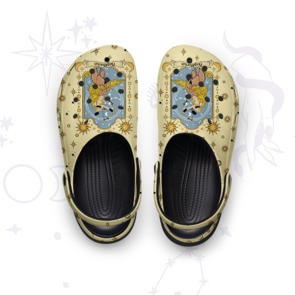 Purplehecate Sagittarius Zodiac Rubber Clogs