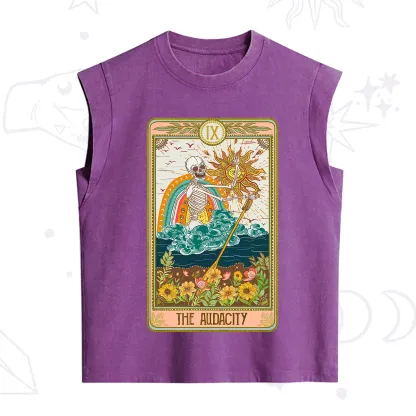 Purplehecate The Audacity Tarot Card Vintage Washed Tank