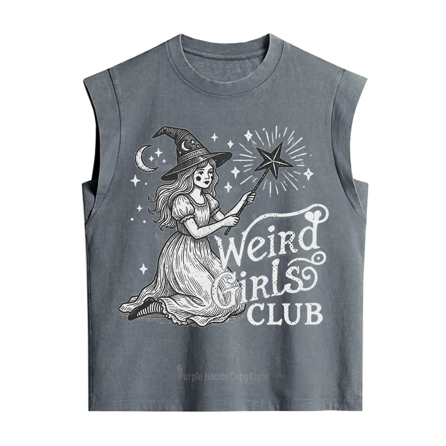 Purplehecate Weird Girls Club Vintage Washed Tank