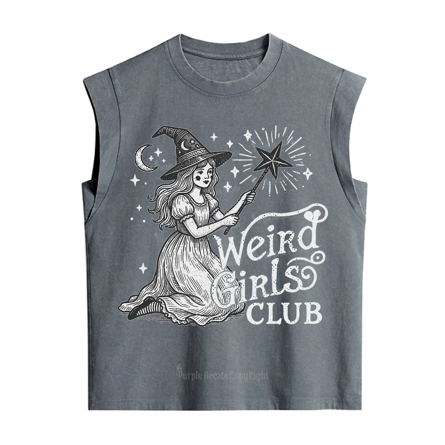 Purplehecate Weird Girls Club Vintage Washed Tank