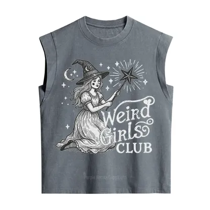 Purplehecate Weird Girls Club Vintage Washed Tank
