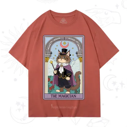 Purplehecate The Magician Cat Tarot T-Shirt