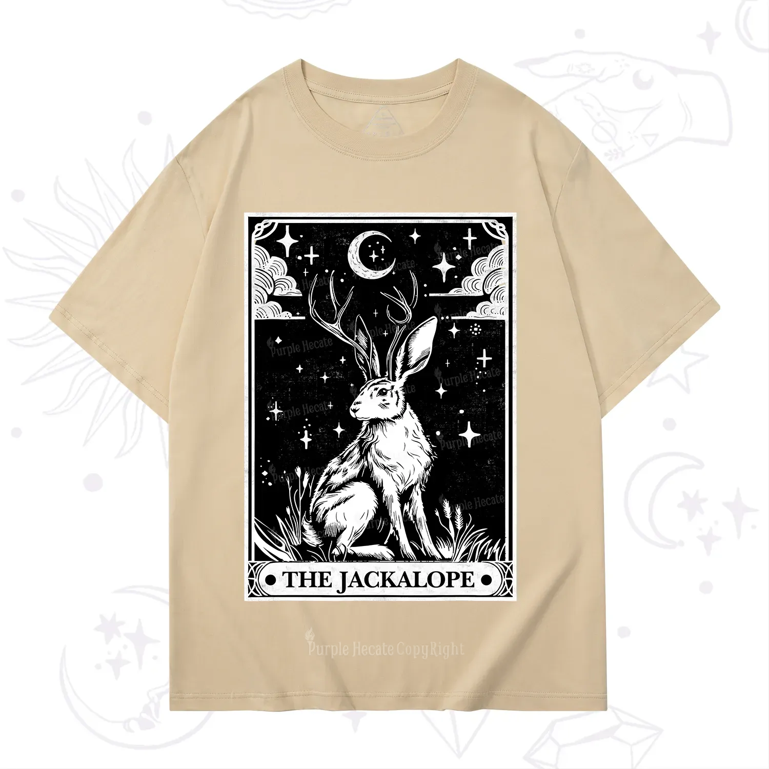 Purplehecate The Jackalope Tarot T-Shirt