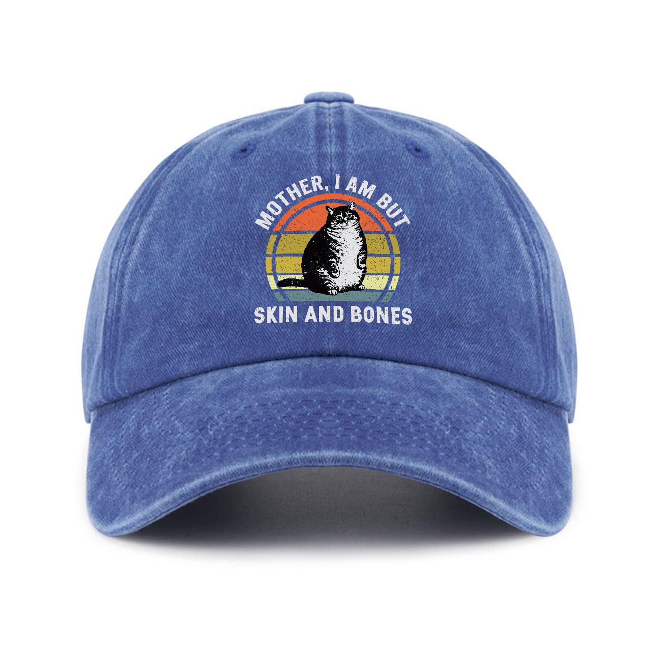 Purplehecate Mother I Am But Skin And Bones Funny Cat Baseball Cap