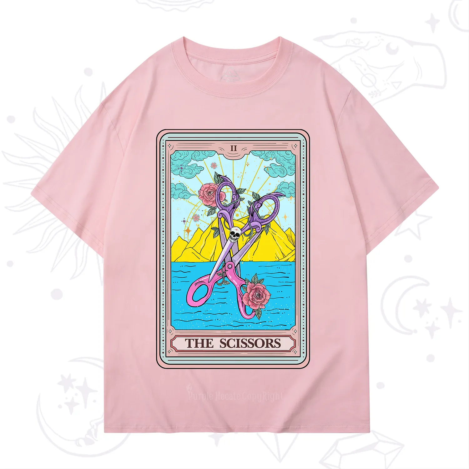 Purplehecate The Scissor Tarot Pride T-Shirt