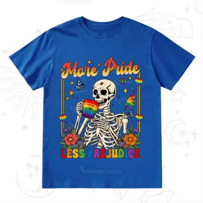 Purplehecate More Pride Less Prejudice Skeleton T-Shirt