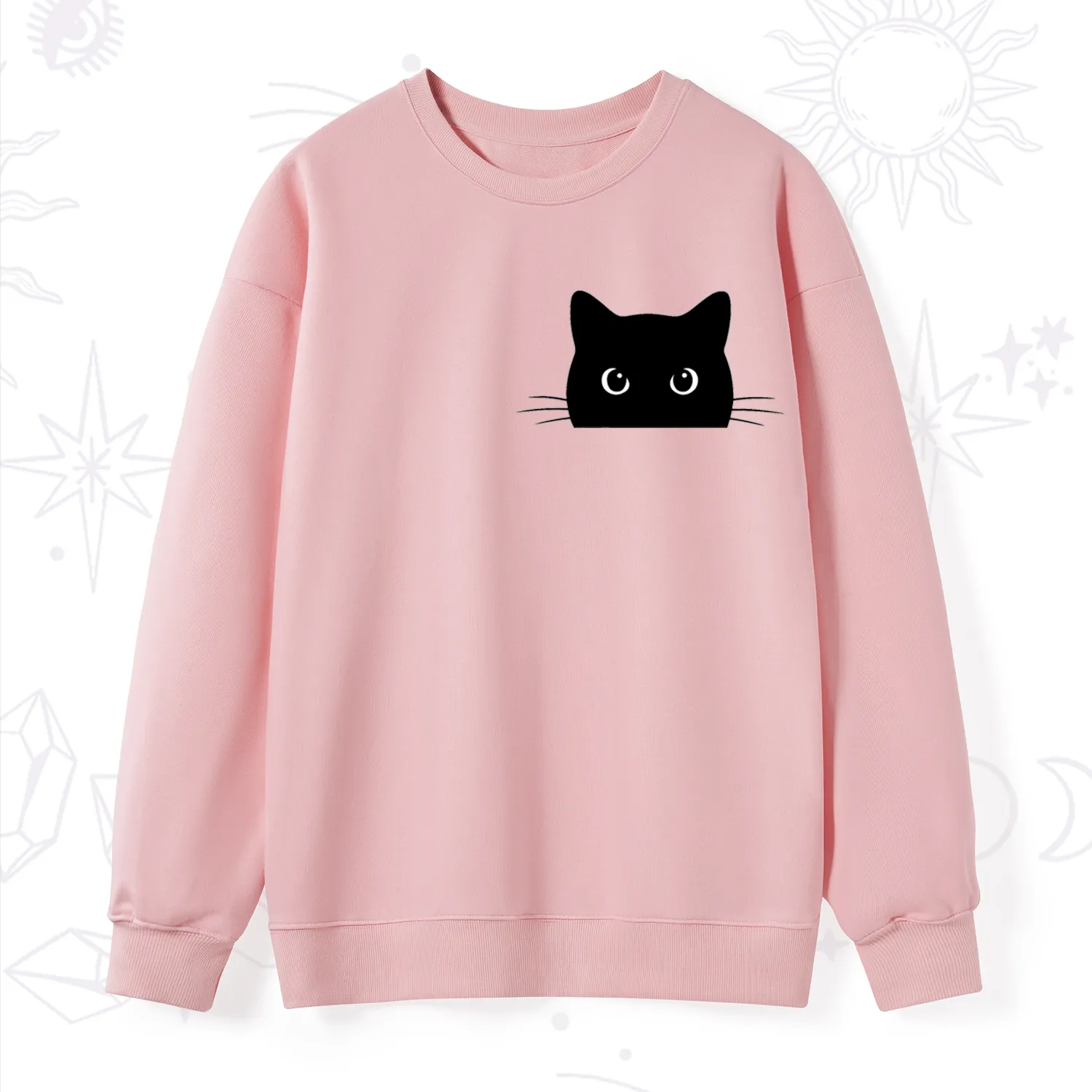 Purplehecate Black Cat Sweatshirt