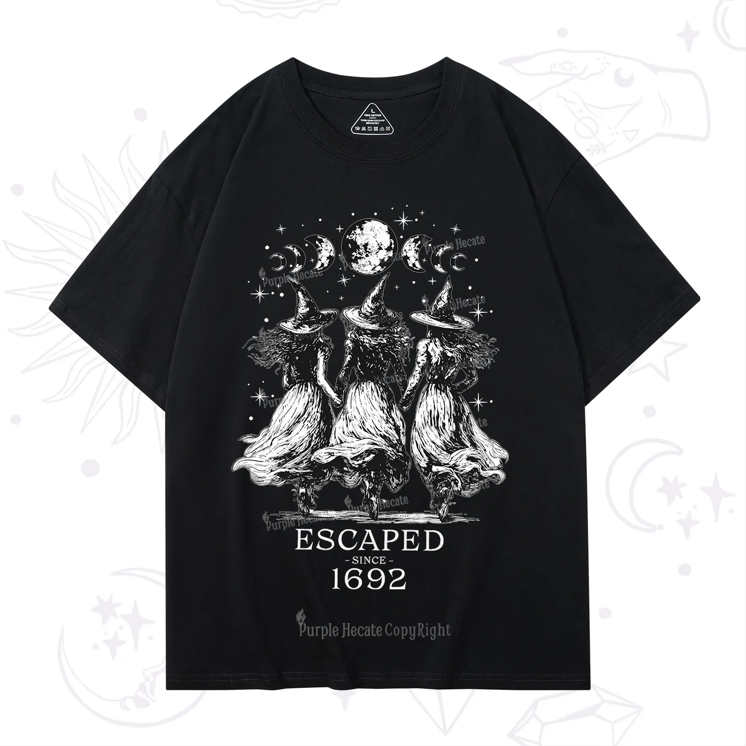 Purplehecate Escaped Since 1692 T-Shirt