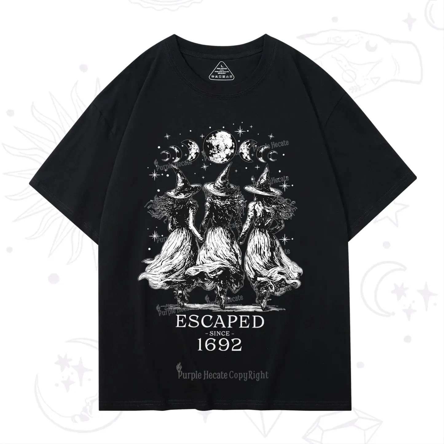 Purplehecate Escaped Since 1692 T-Shirt