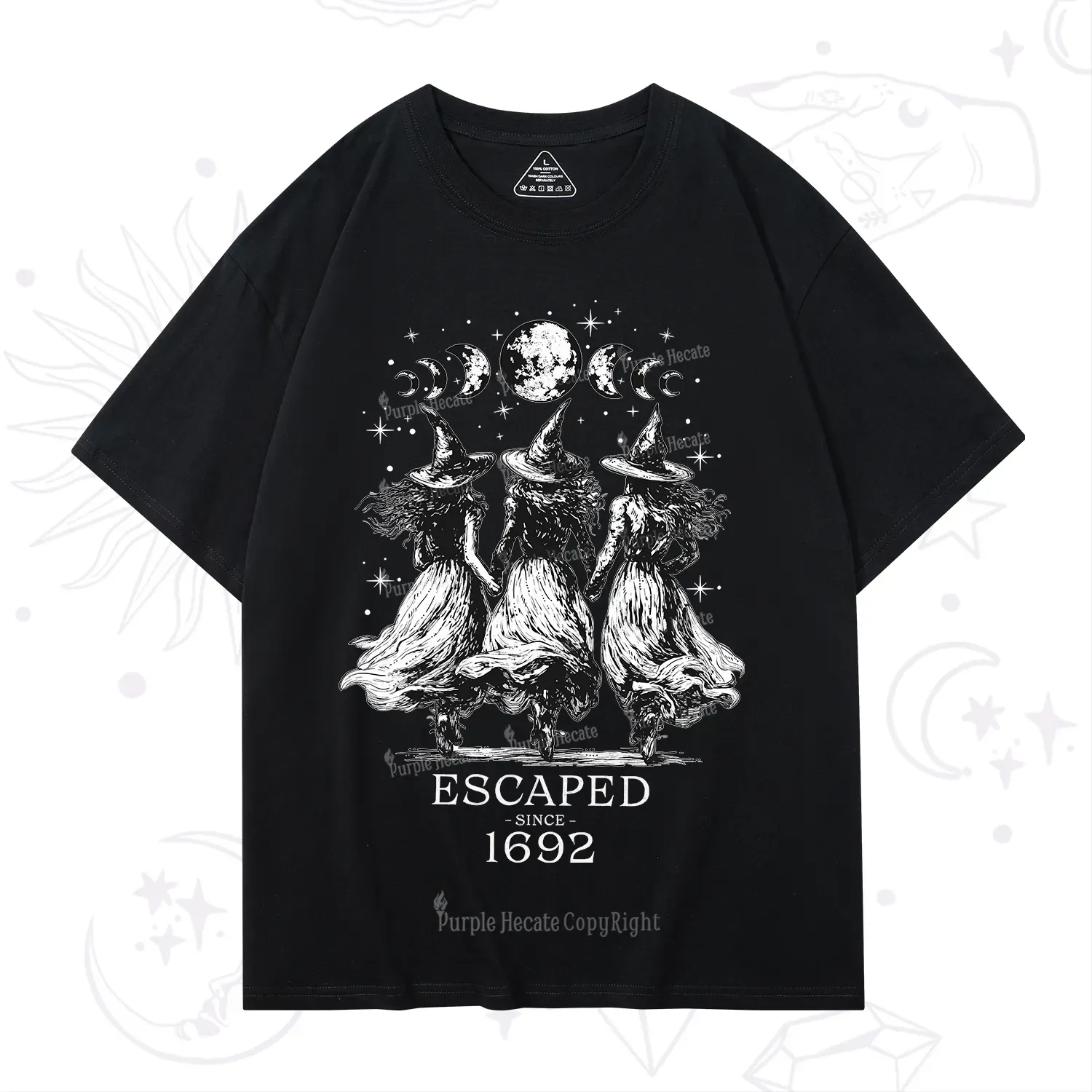 Purplehecate Escaped Since 1692 T-Shirt