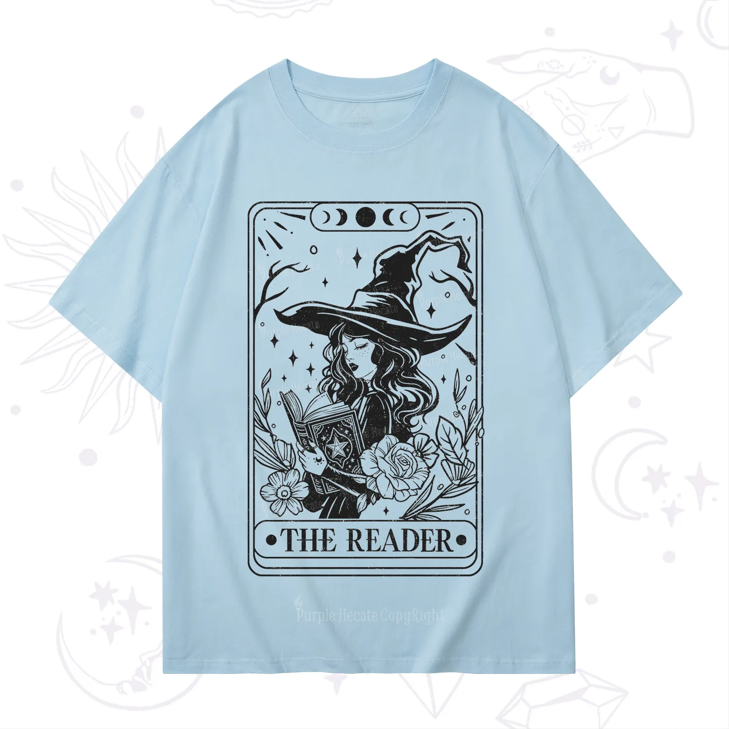 Purplehecate The Witch Reader Tarot T-Shirt