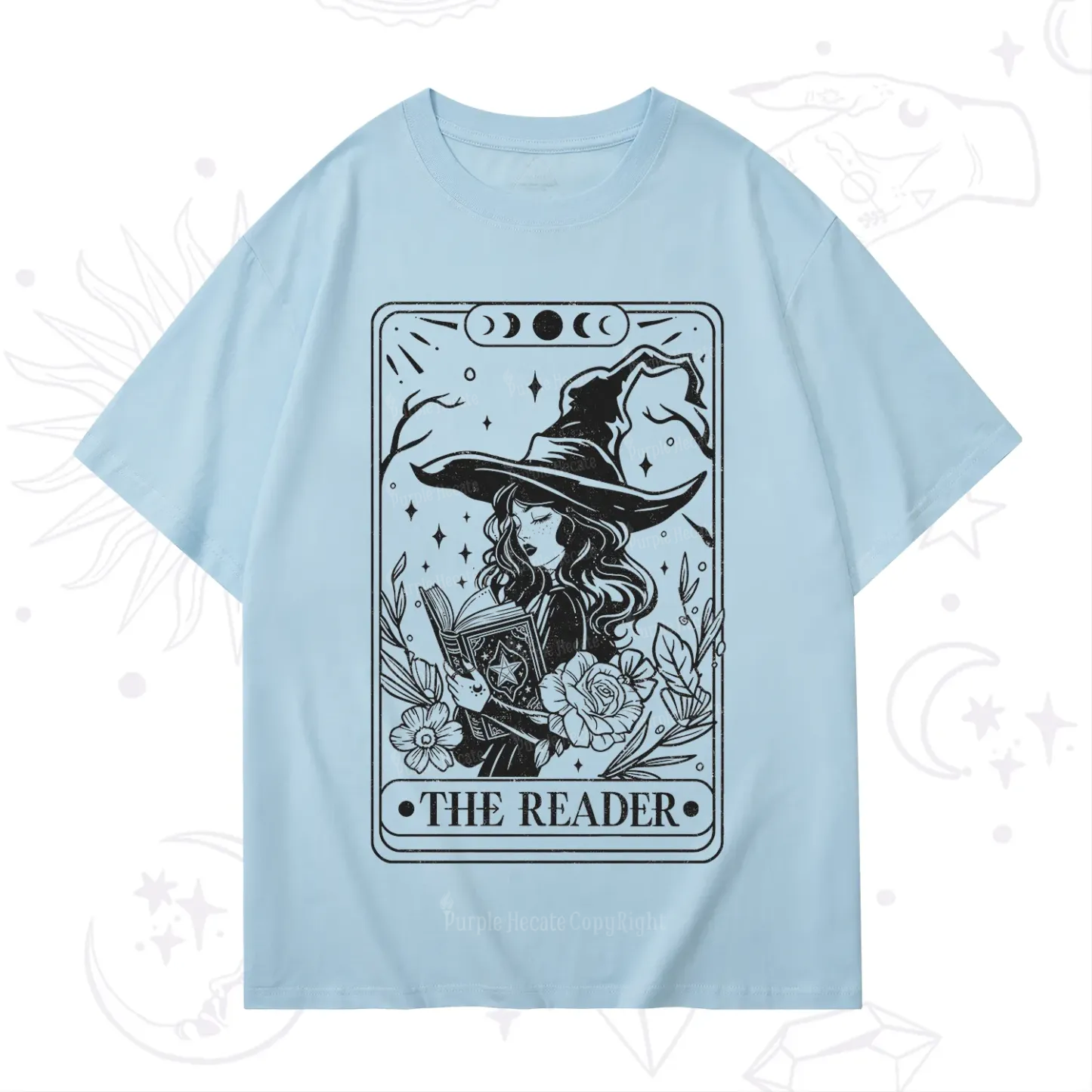 Purplehecate The Witch Reader Tarot T-Shirt