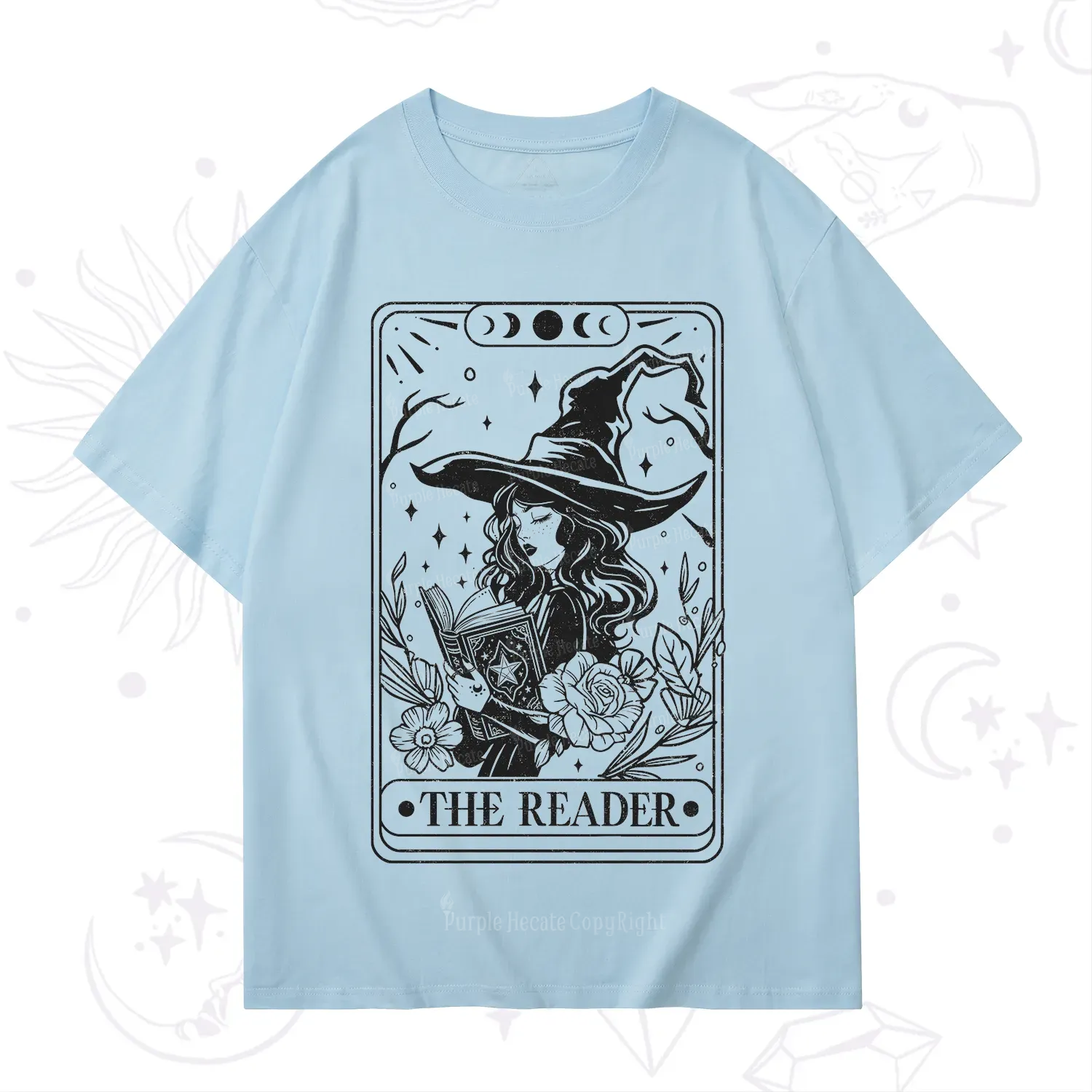 Purplehecate The Witch Reader Tarot T-Shirt