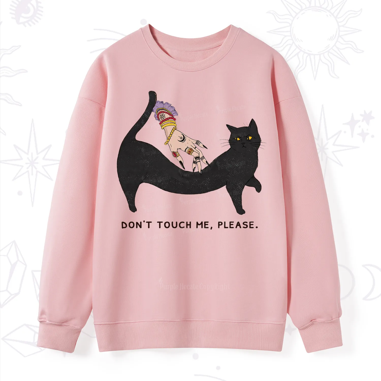 Purplehecate Don't Touch Me Sweatshirt