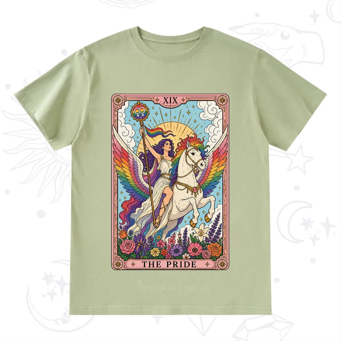 Purplehecate The Pride Tarot Card T-Shirt