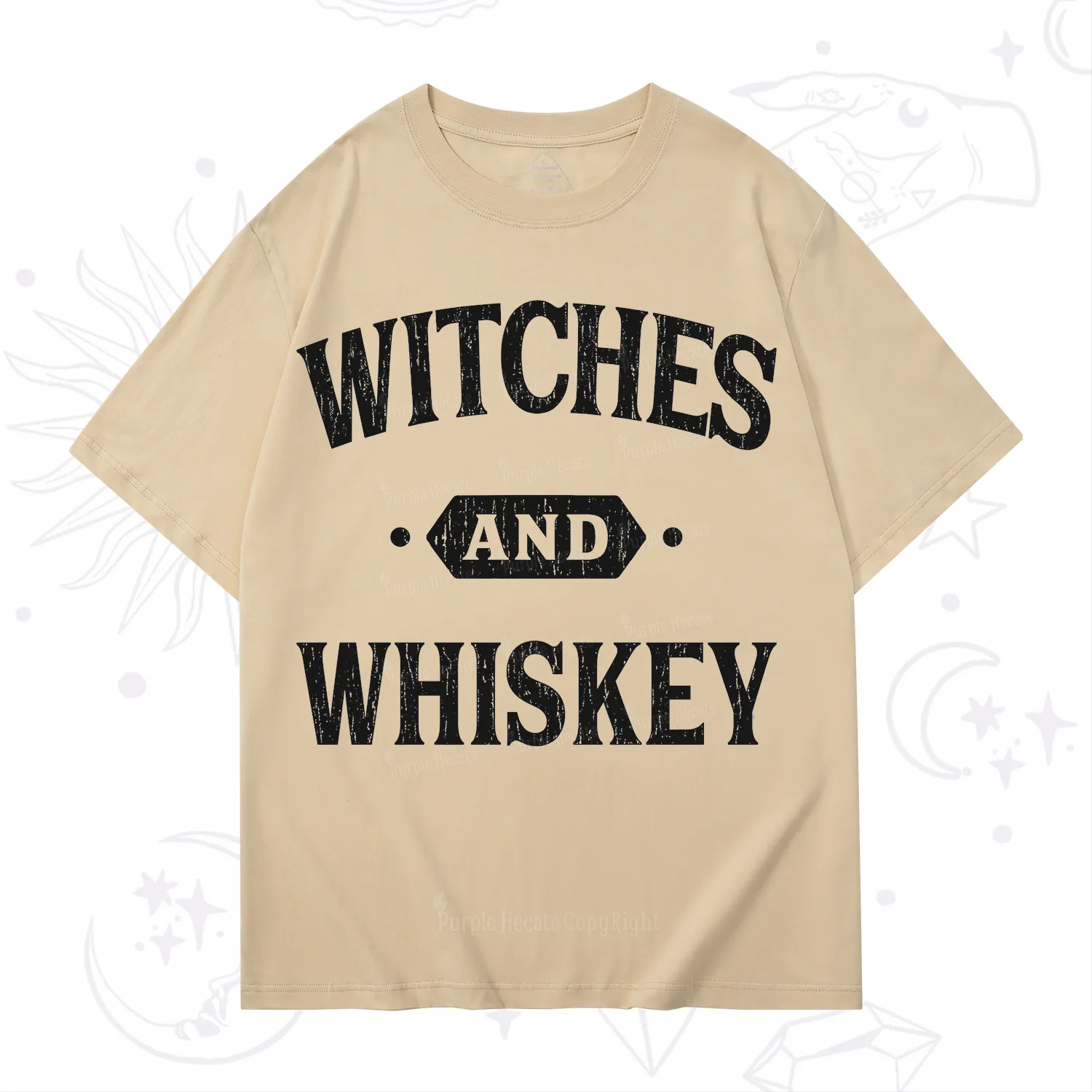 Purplehecate Witches and Whiskey T-Shirt