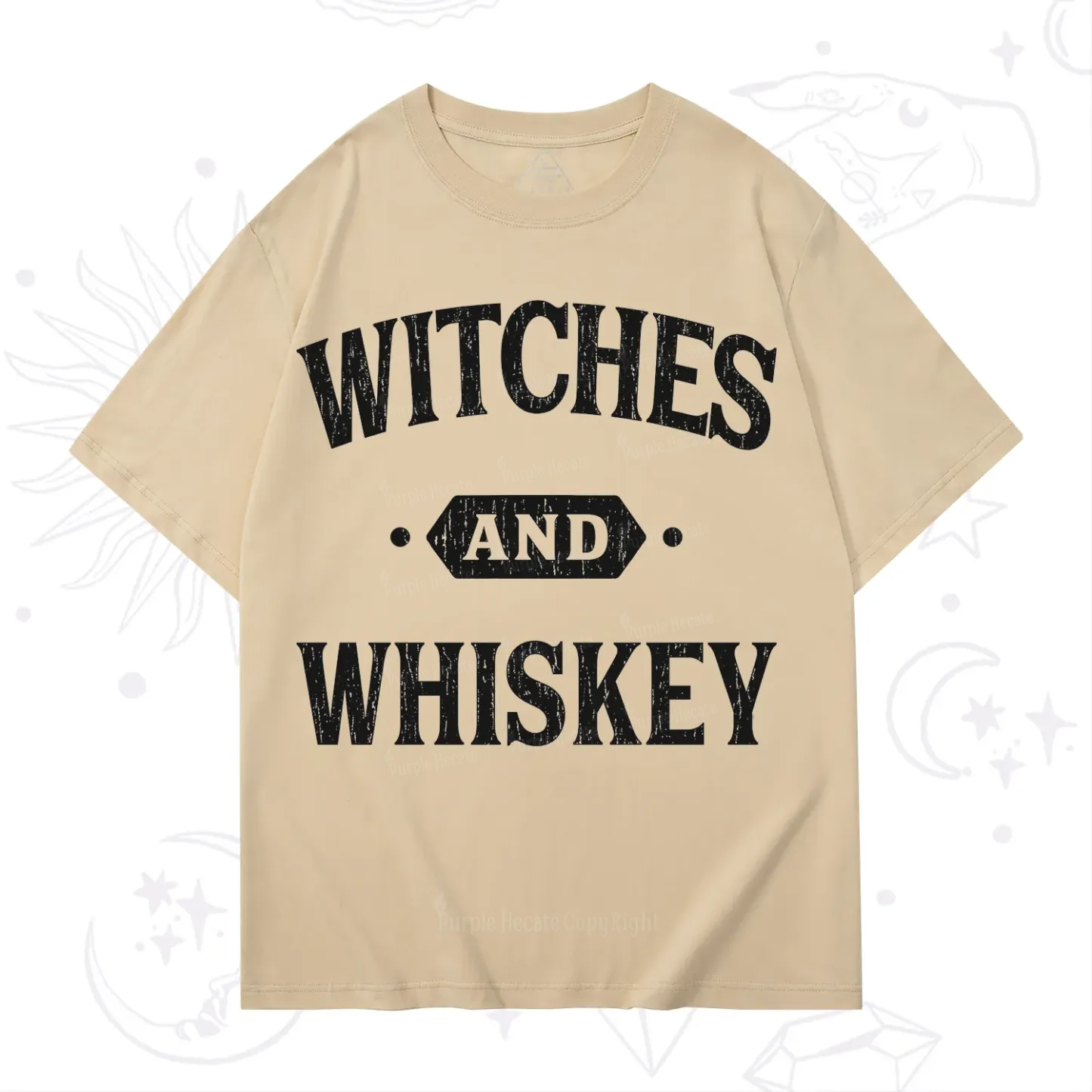 Purplehecate Witches and Whiskey T-Shirt