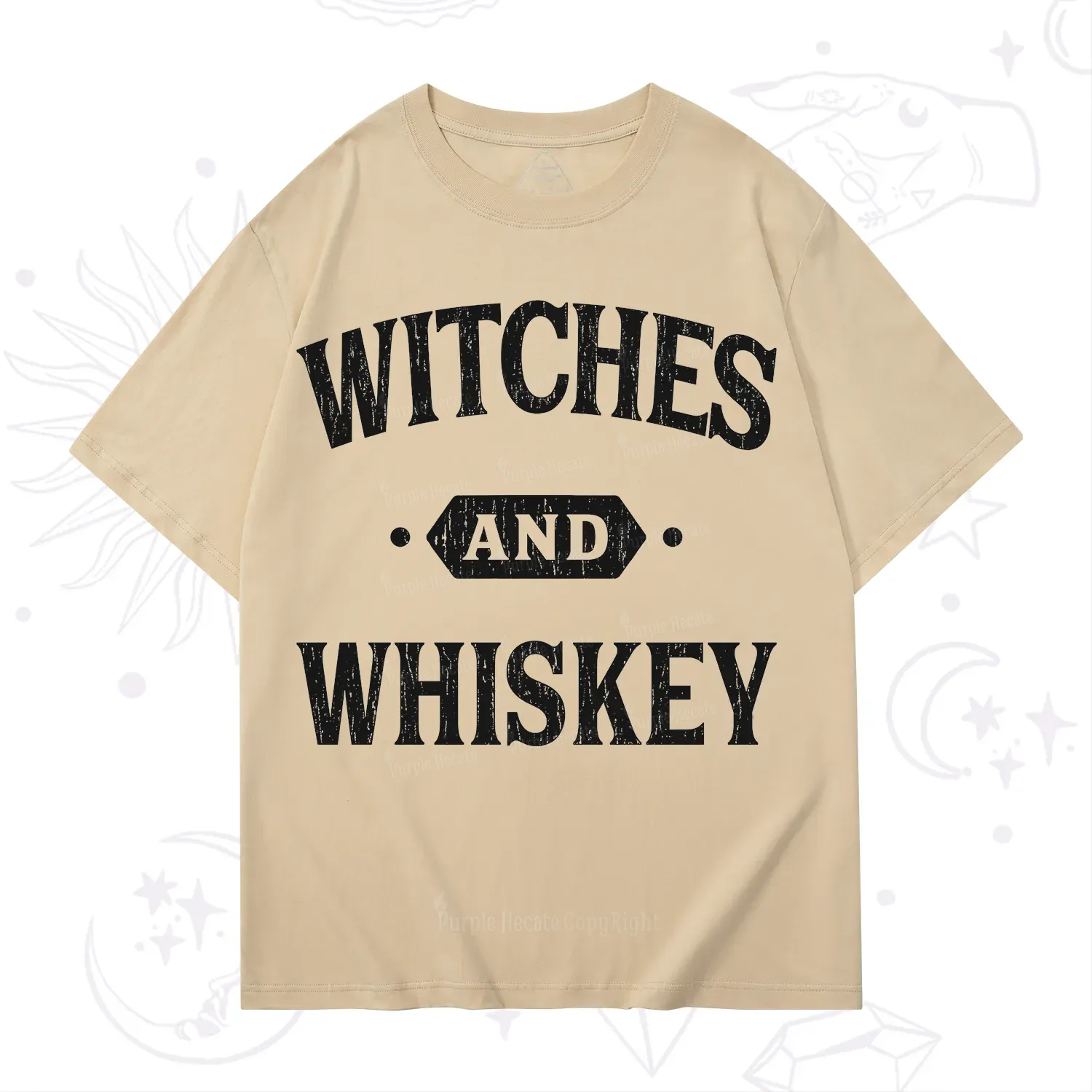 Purplehecate Witches and Whiskey T-Shirt