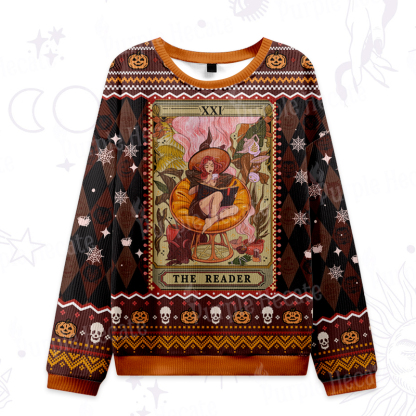 Purplehecate The Reader Tarot Card Ugly Halloween Sweatshirts