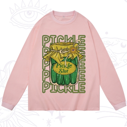 Purplehecate Pickle Slut Long Sleeve T-Shirt