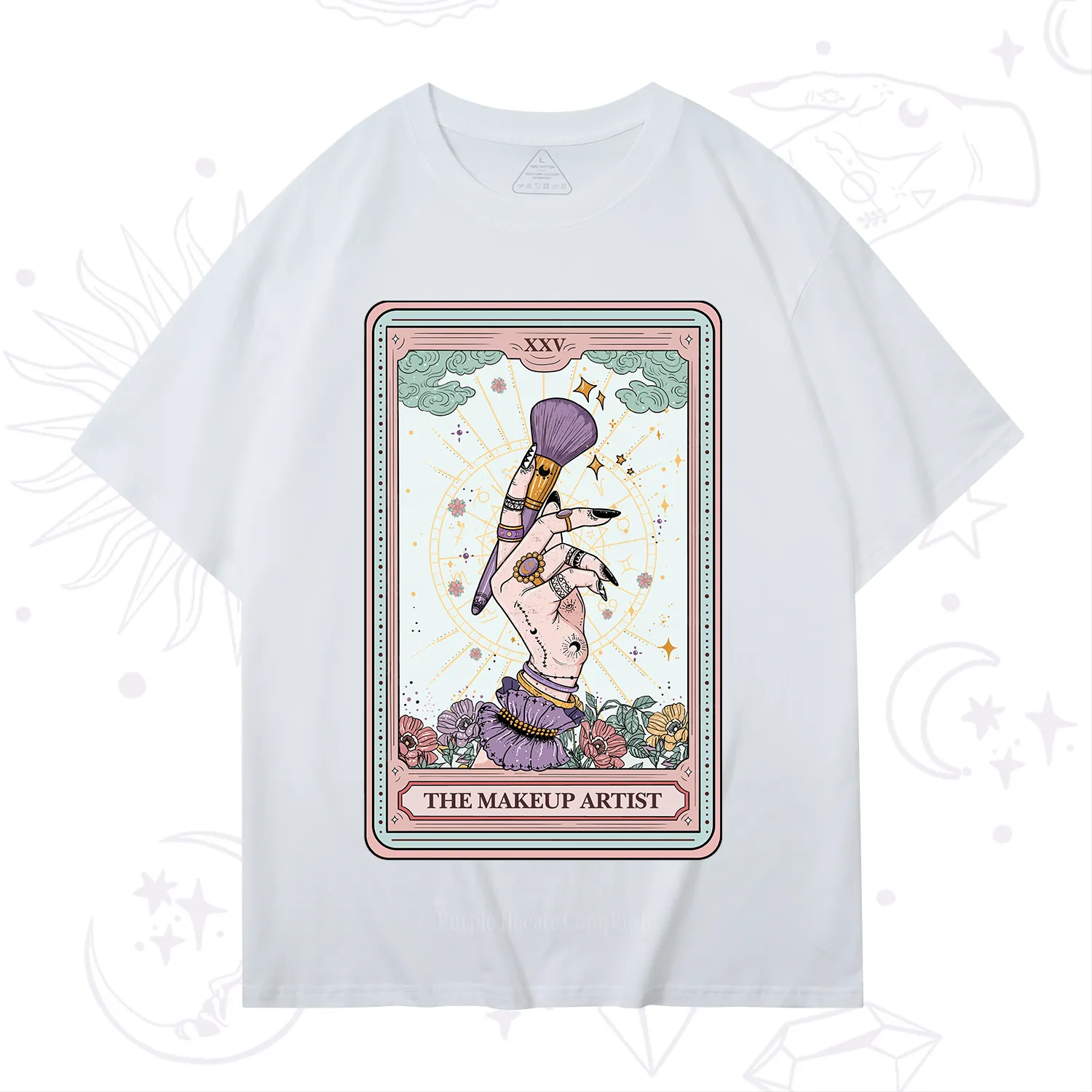 Purplehecate The Makeup Artist Tarot T-Shirt