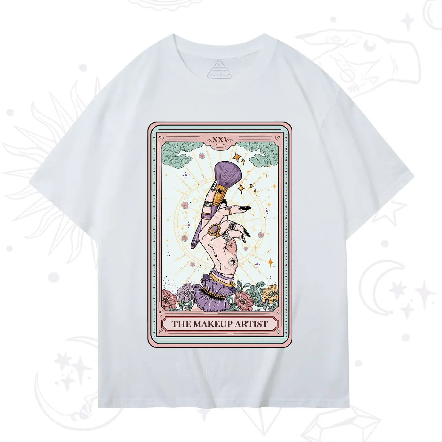 Purplehecate The Makeup Artist Tarot T-Shirt