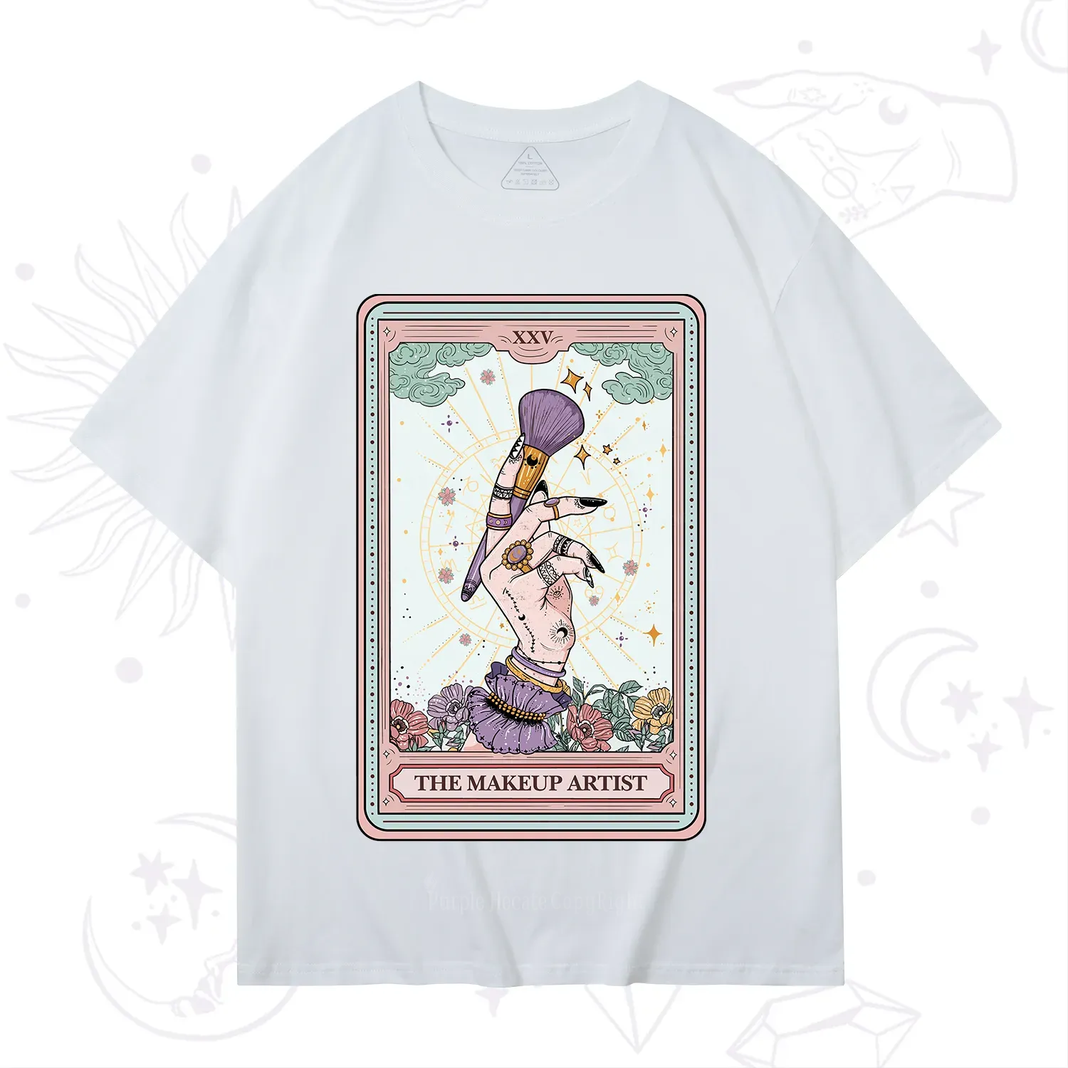 Purplehecate The Makeup Artist Tarot T-Shirt