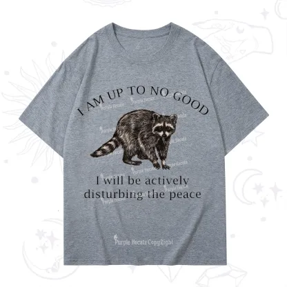 Purplehecate Trash Raccoon Backyard Wildlife T-Shirt