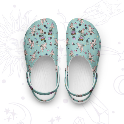 Purplehecate Cat Coven Rubber Clogs