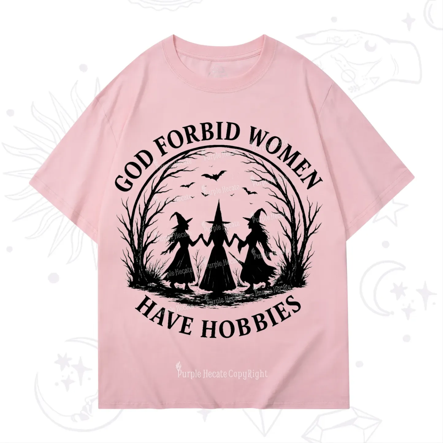 Purplehecate God Forbid Women Have Hobbies T-Shirt