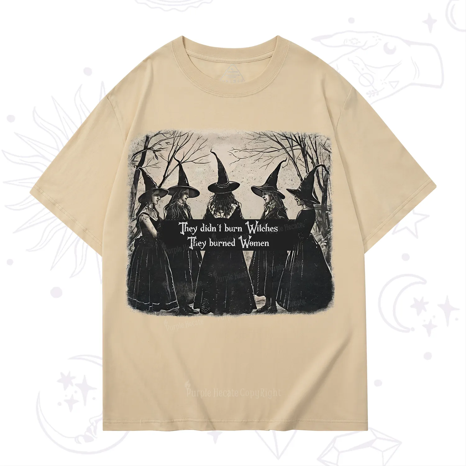 Purplehecate They Didn't Burn Witches They Burned Women T-Shirt