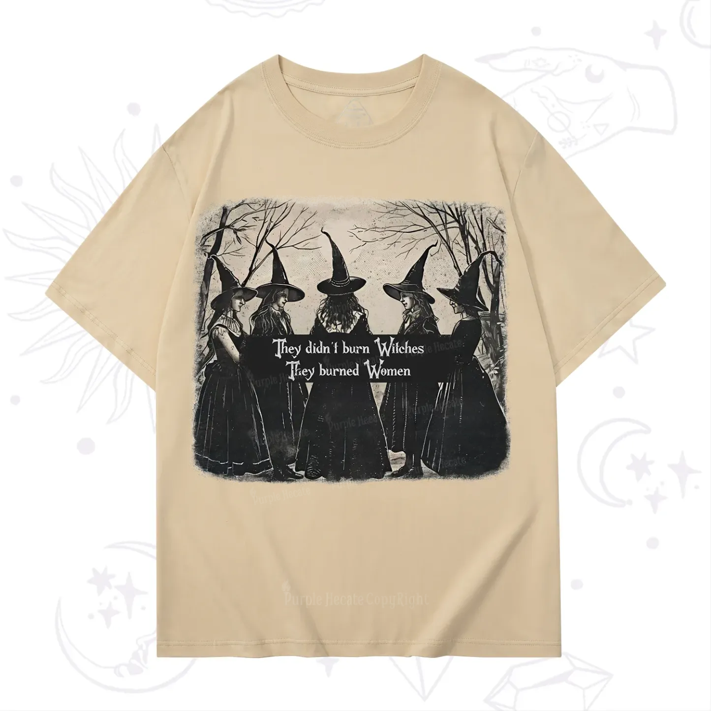 Purplehecate They Didn't Burn Witches They Burned Women T-Shirt