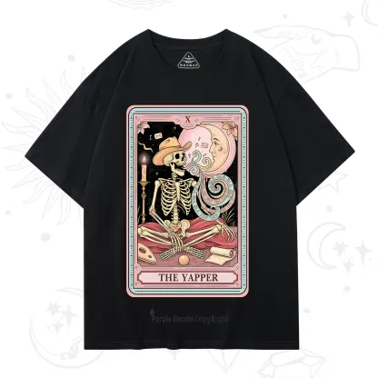 Purplehecate The Skeleton Yapper Tarot T-Shirt