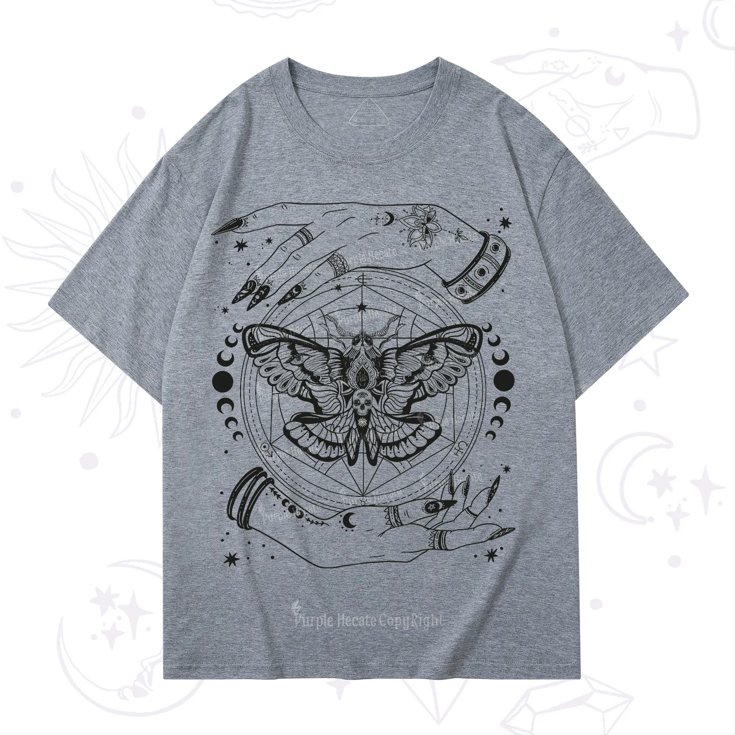 Purplehecate Alchemy Death Moth T-Shirt